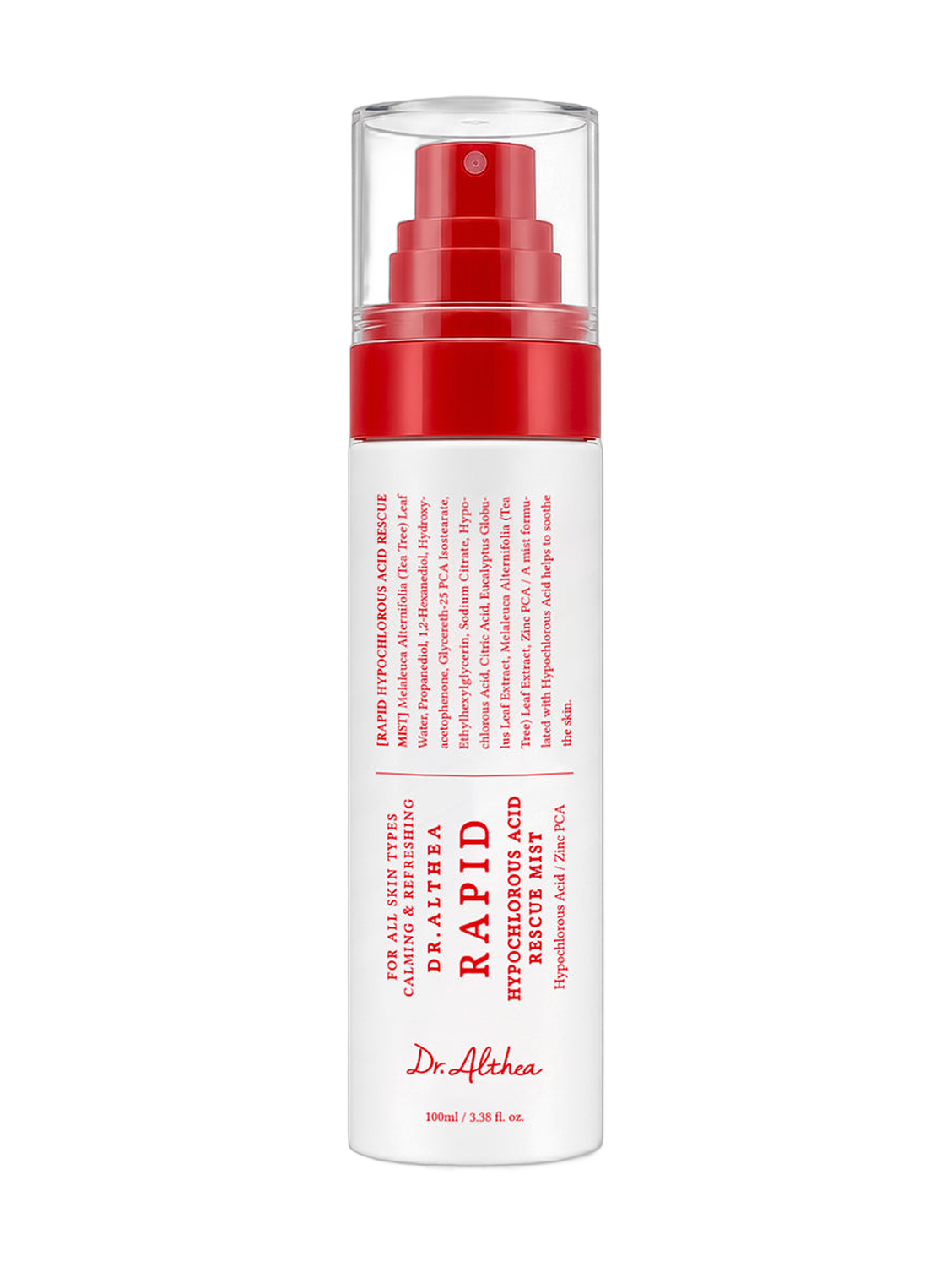 Dr. Althea Rapid Hypochlorous Acid Rescue Mist 100Ml