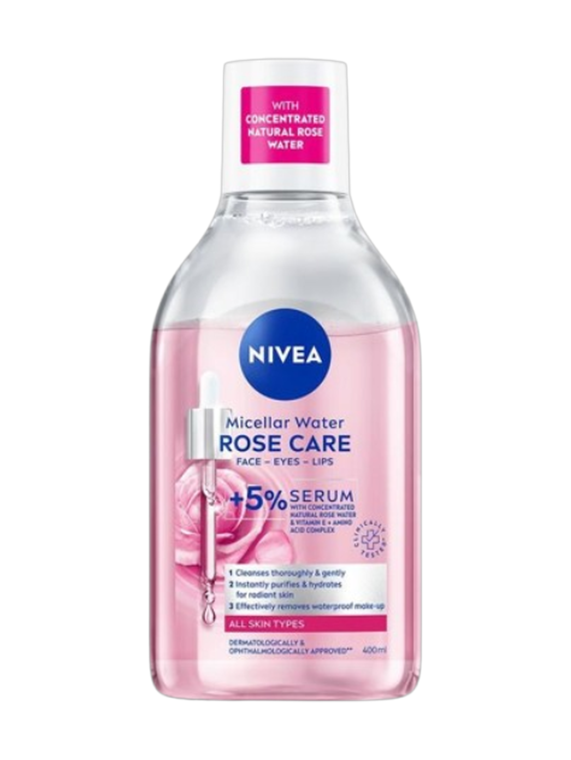 Nivea Micellar Rose Water 400Ml