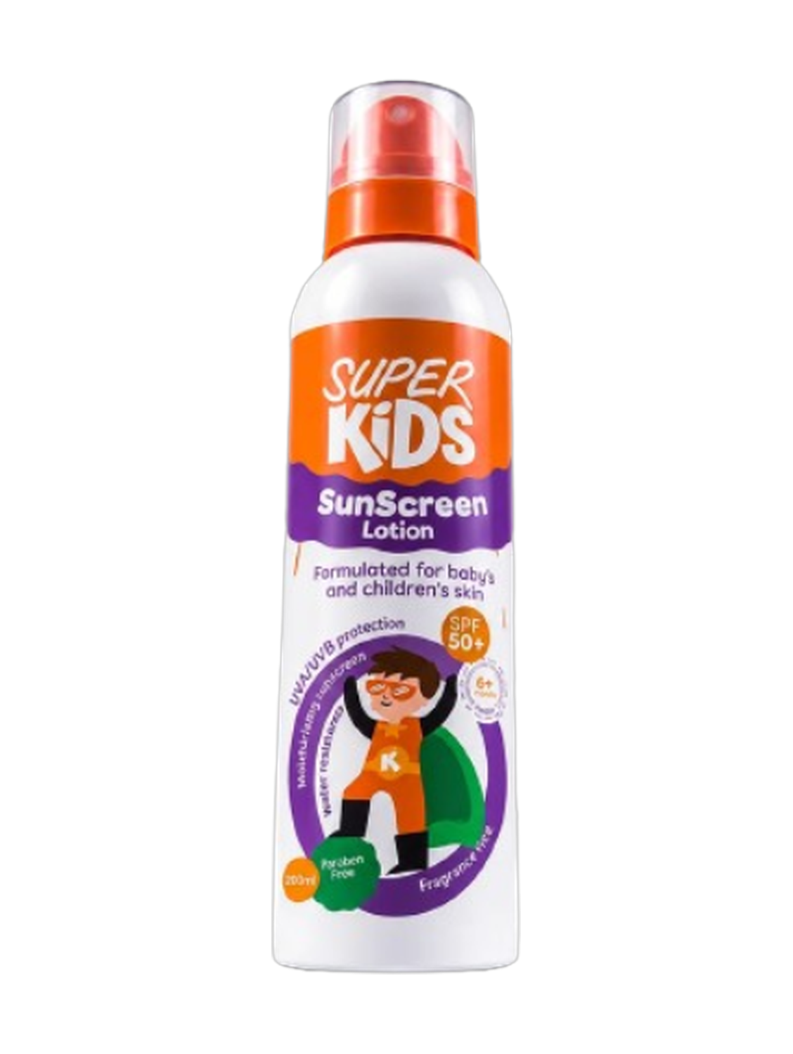 Super Kids Sunscreen Lotion SPF50+ 200Ml