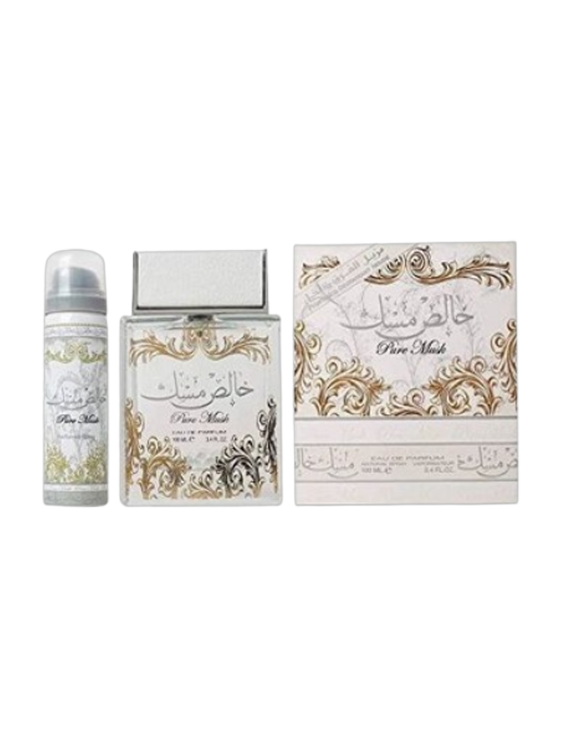 Lattafa Pure Musk EDP 100Ml + Perfumed Spray 50Ml