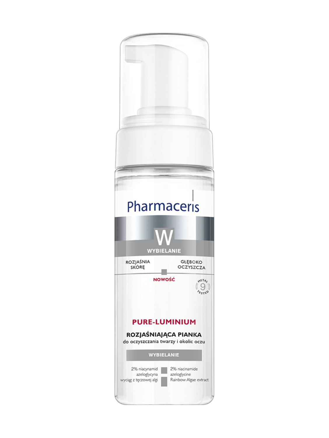 Pharmaceris W Pure-Luminium Depigmenting Cleansing Foam 150Ml