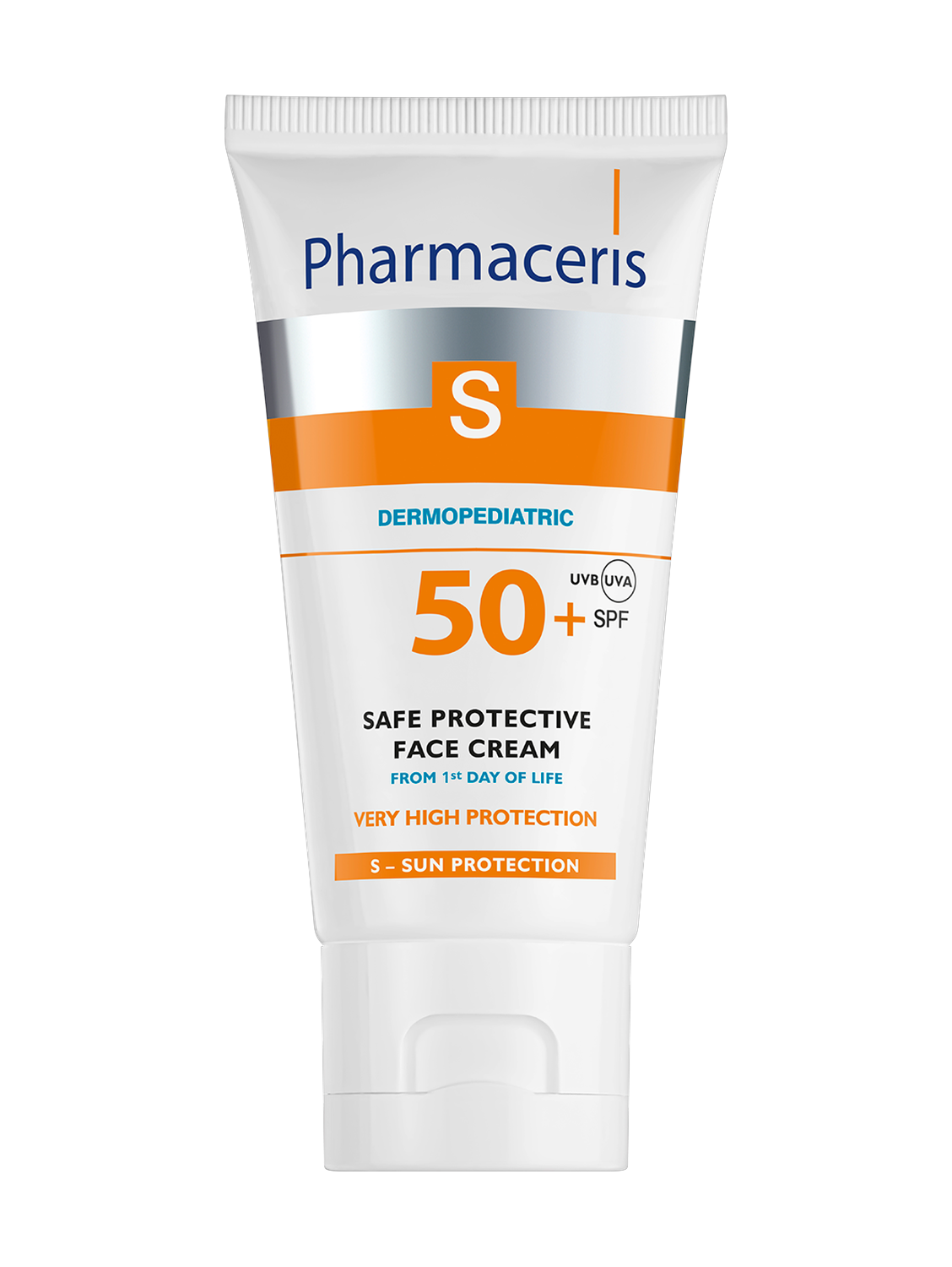 Pharmaceris S Dermopediatric Safe Protective Face Cream SPF50+ From 1st Day Of Life 50Ml