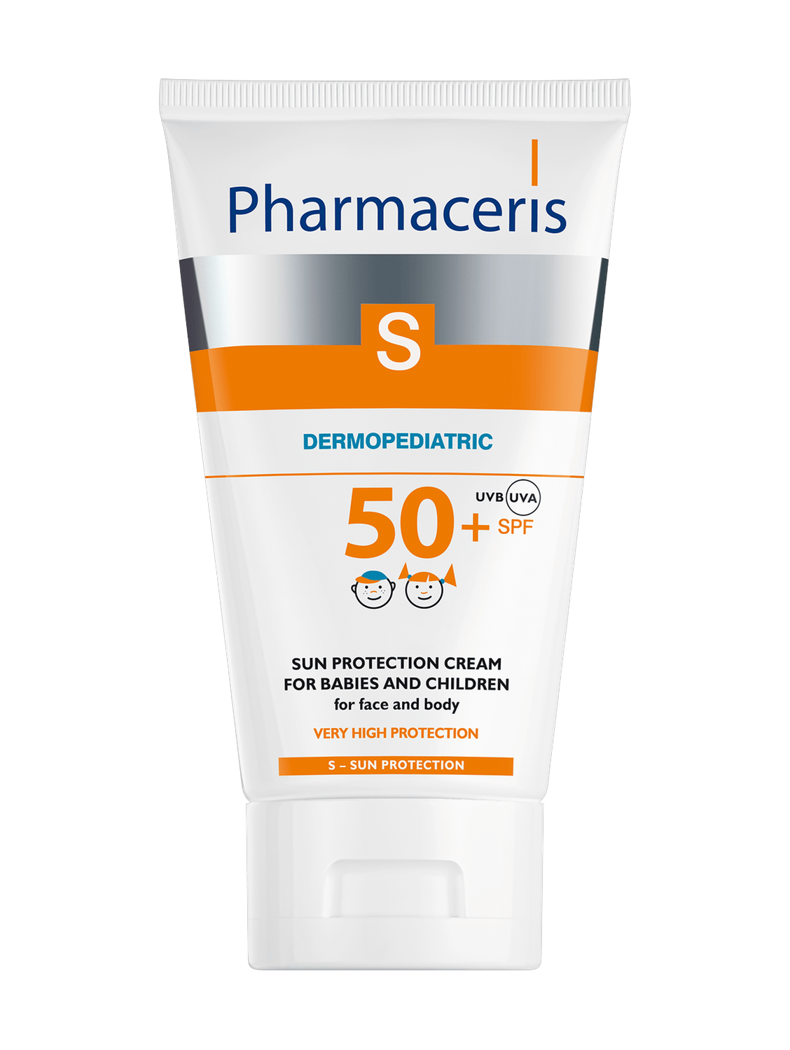 Pharmaceris S Dermopediatric Protective Cream SPF50+ For Infants & Children Face & Body 125Ml