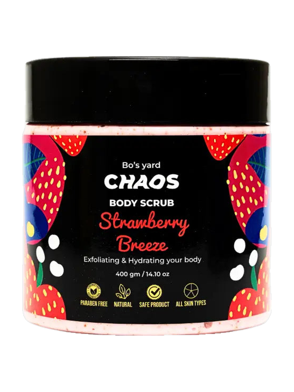 Chaos Strawberry Breeze Body Scrub 400g