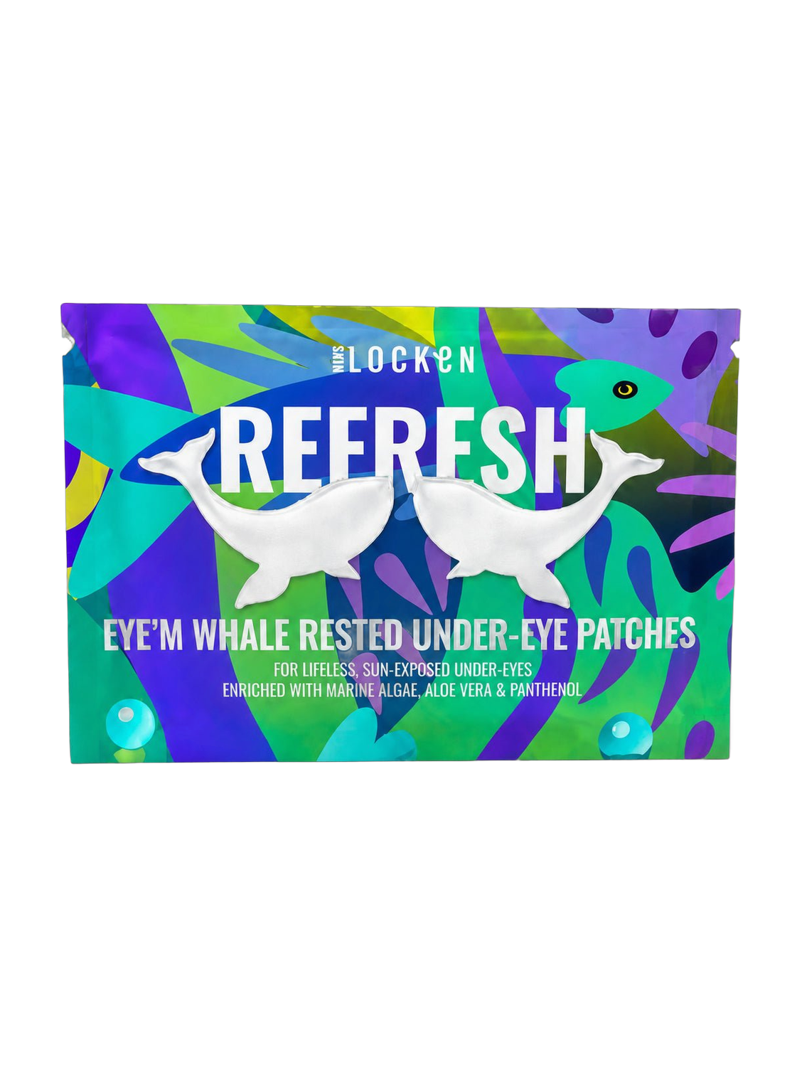 Locken Refresh Eye'm Whale Rested Under-Eye Patches 1 Pair 1pair