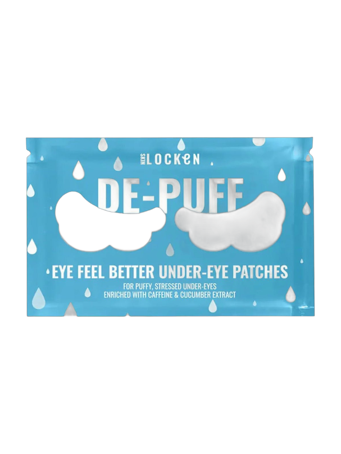 Locken De-Puff Eye Feel Better Under-Eye Patches Box of 10