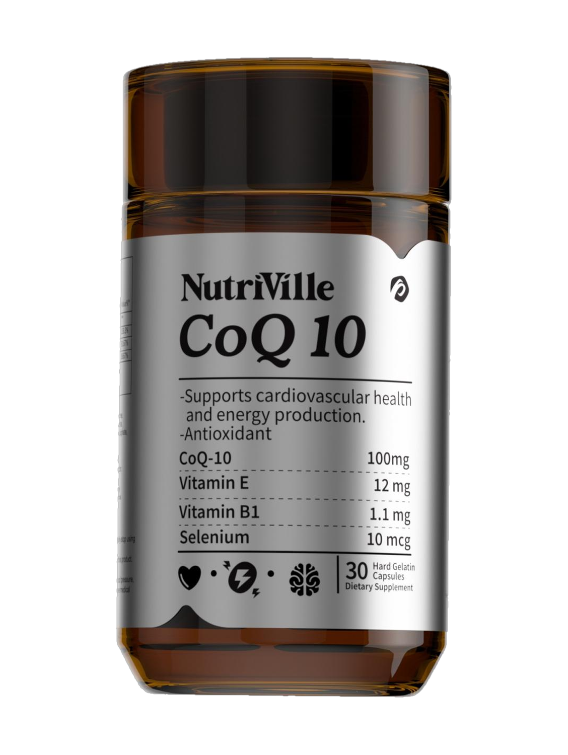 Nutriville CoQ10 100mg 30 Capsules 30capsules