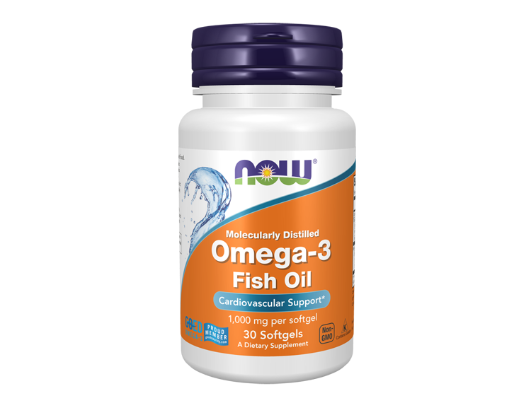Now Omega-3 Fish Oil 1000mg 100capsules