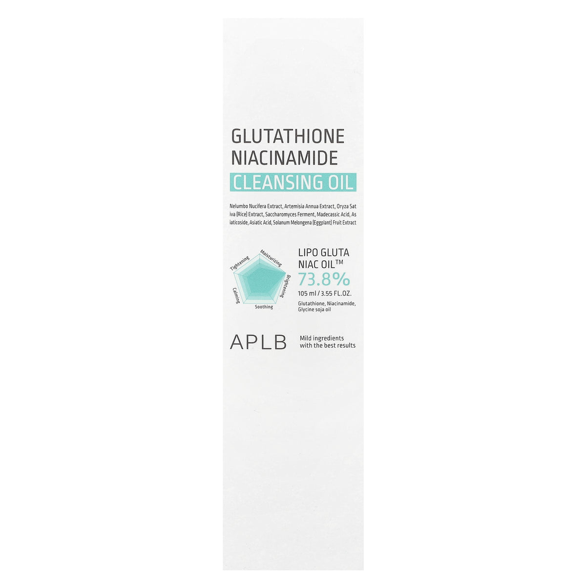 APLB Glutathione Niacinamide Cleansing Oil 105Ml