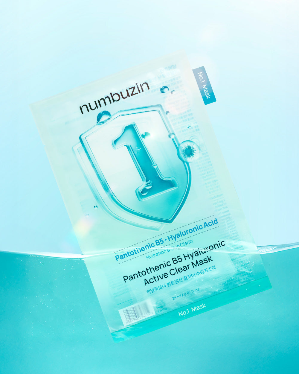 Numbuzin No.1 Pantothenic B5+ Hyaluronic Acid Clear Mask
