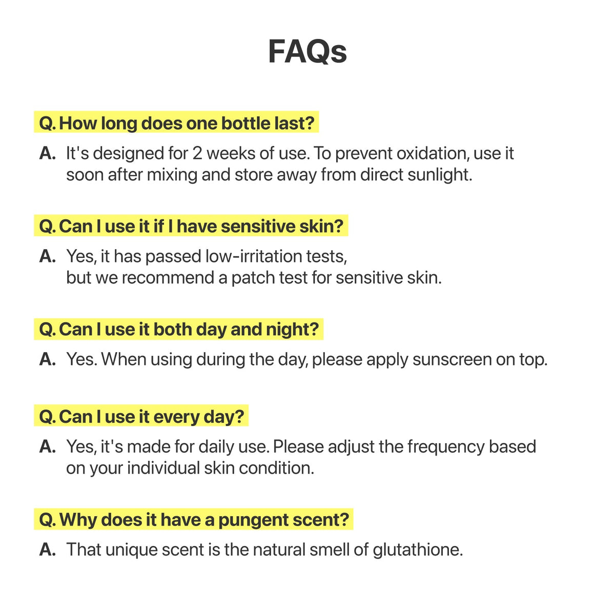 Numbuzin No.5 Glutathione TXA Advanced Dark Spot Ampoule Concentrate 10.7g