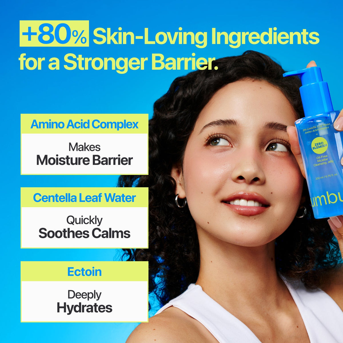 Numbuzin No.0 Zero Blemish Oil-Free Micellar Cleansing Jelly 200Ml
