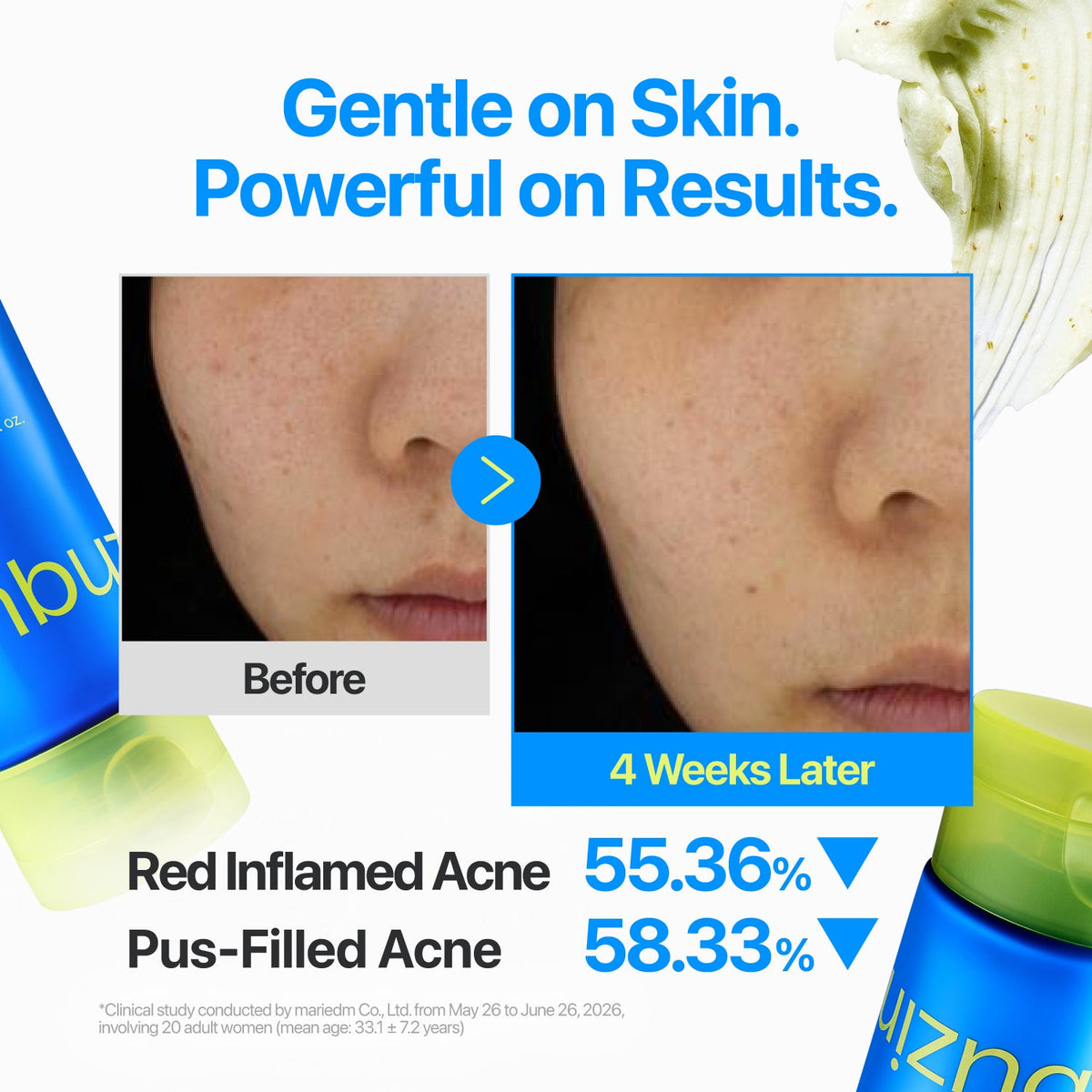 Numbuzin No.0 Zero Blemish Clarifying 2% Sulfur Cleansing Foam 150Ml