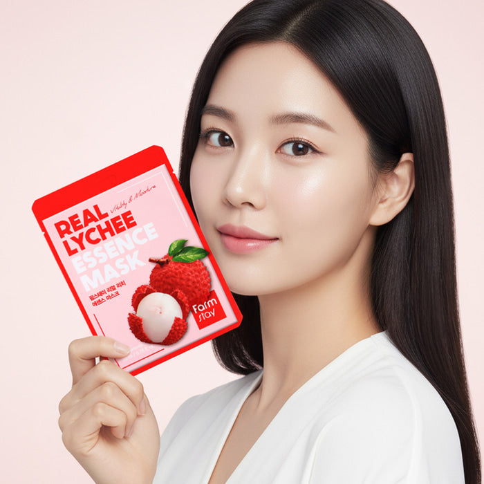 Farmstay Real Lychee Essence Mask 23Ml