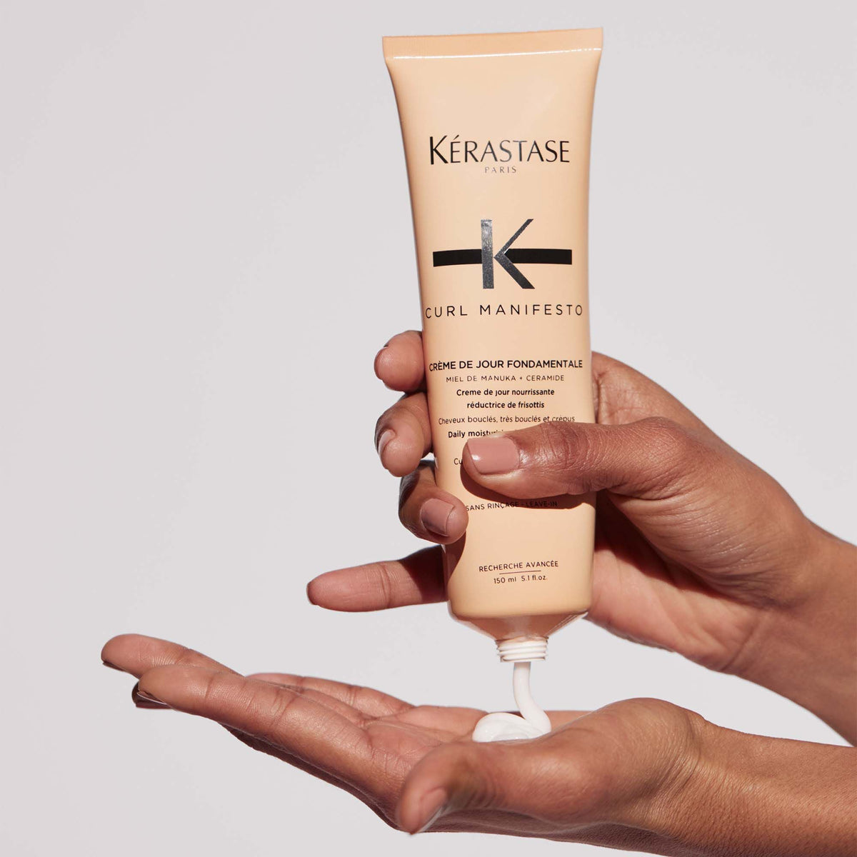 Kerastase Curl Manifesto Crème De Jour Fondamentale Daily Moisturizing Frizz-Reducing Leave-In Treatment 150Ml