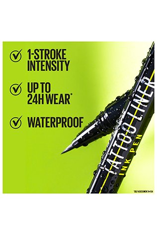 Maybelline Tattoo Liner Ink Eyeliner -Jet Black