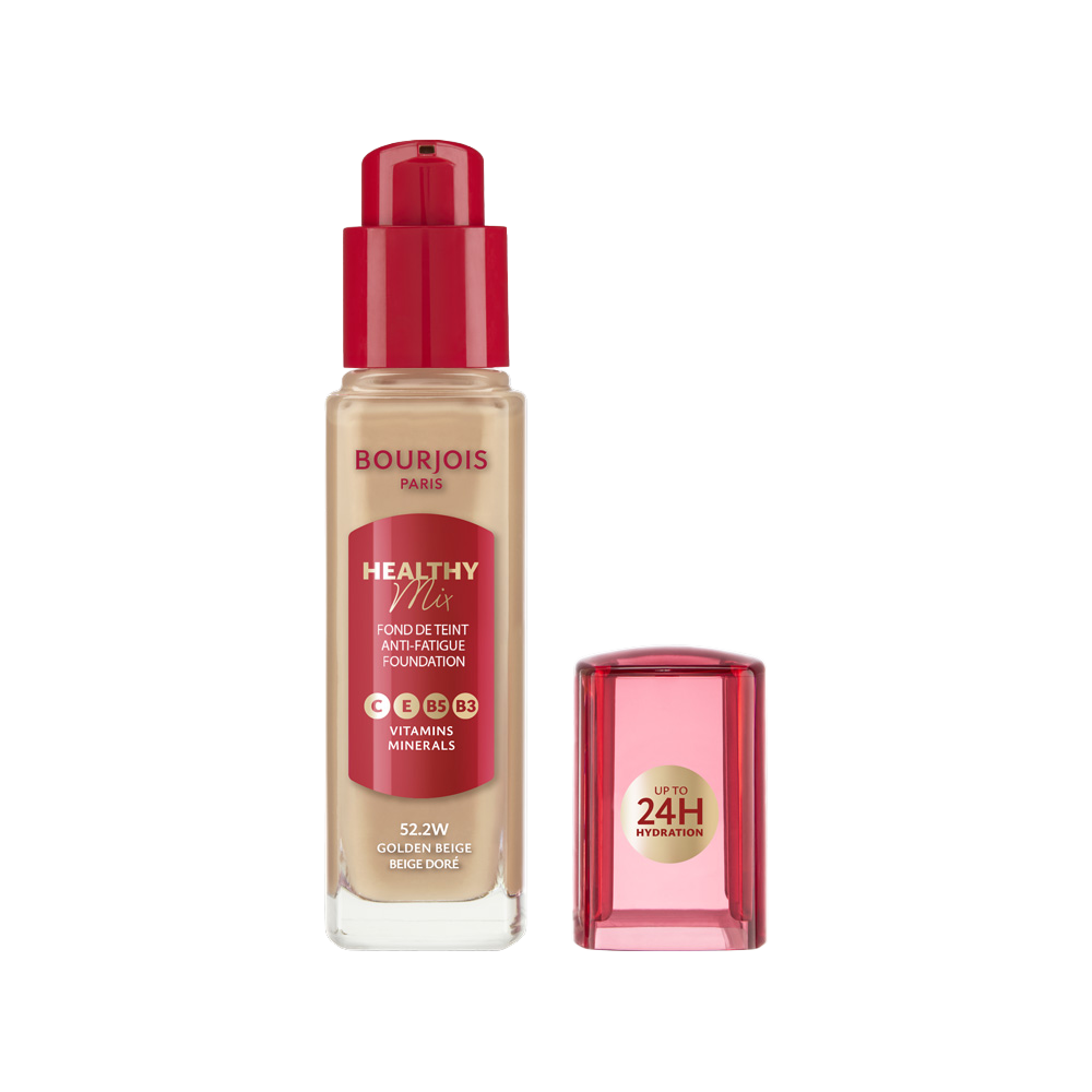 Bourjois Healthy Mix 24H Hydration Foundation No.52.2W - Golden Beige