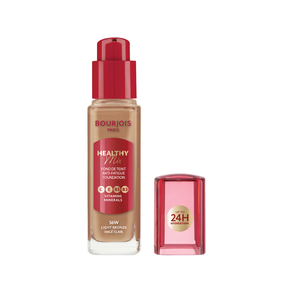 Bourjois Healthy Mix 24H Hydration Foundation No.56W - Light Bronze