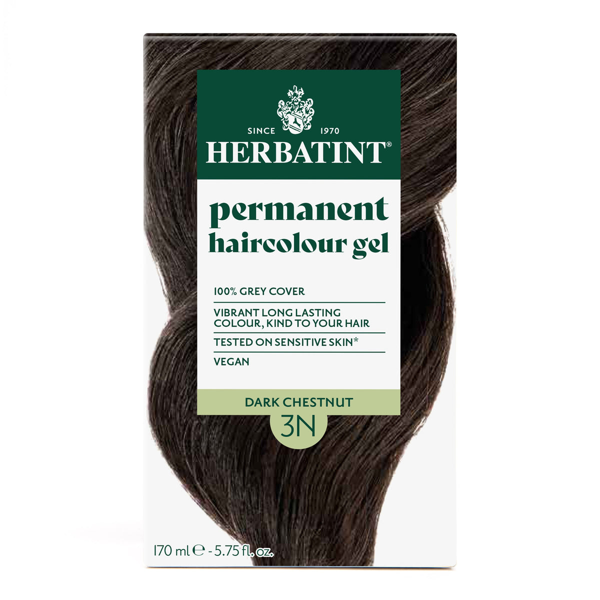 Herbatint Permanent Haircolour Gel 3N Dark Chestnut 170Ml