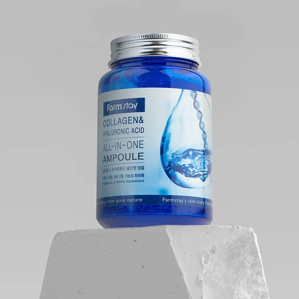 Farmstay Collagen & Hyaluronic Acid All-in-One Ampoule 250Ml