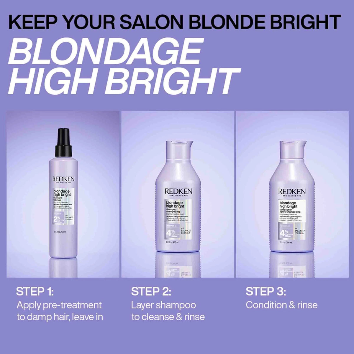 Redken Blondage High Bright Conditioner 300Ml