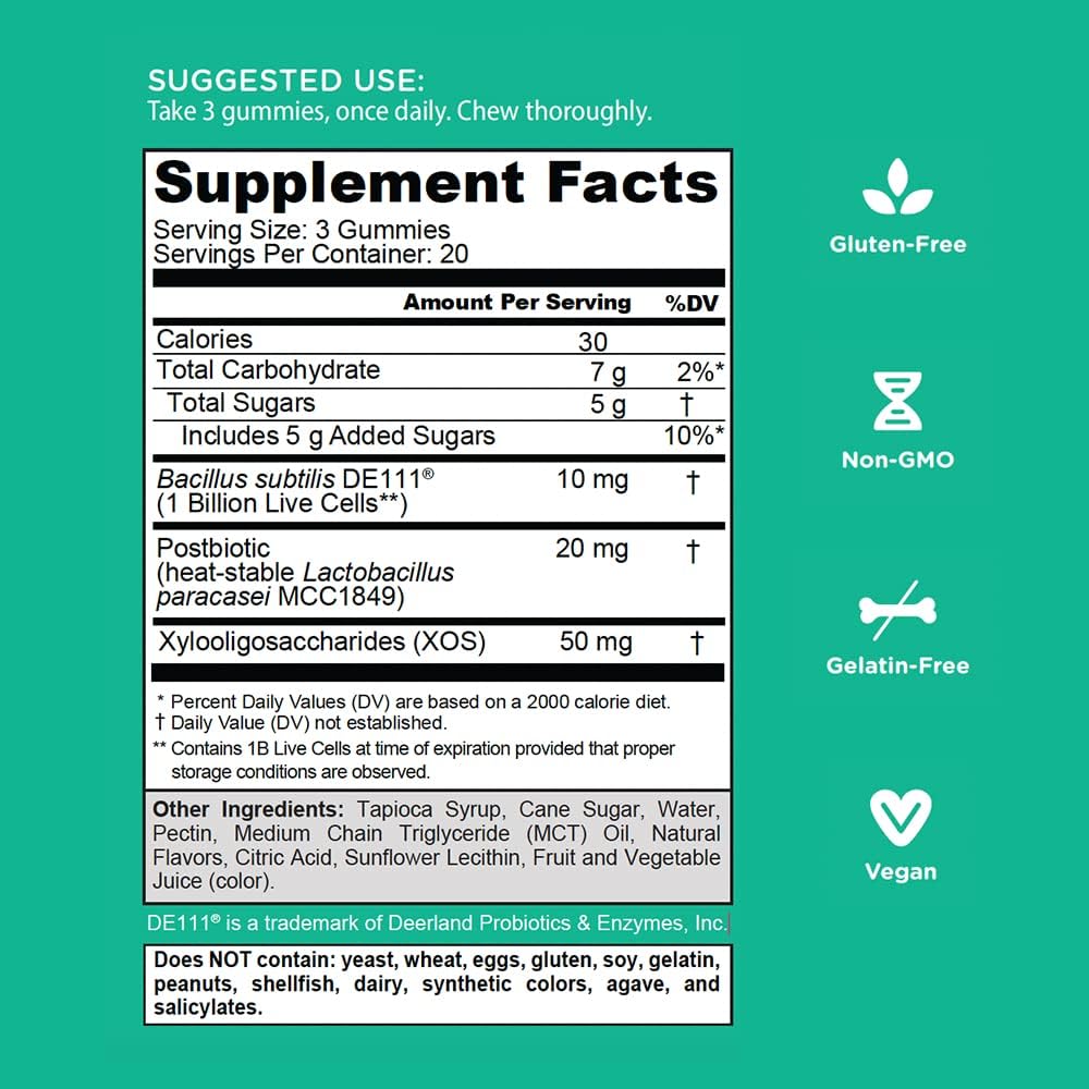 Goli Pre+Post+Probiotics Gummies 60 Gummies