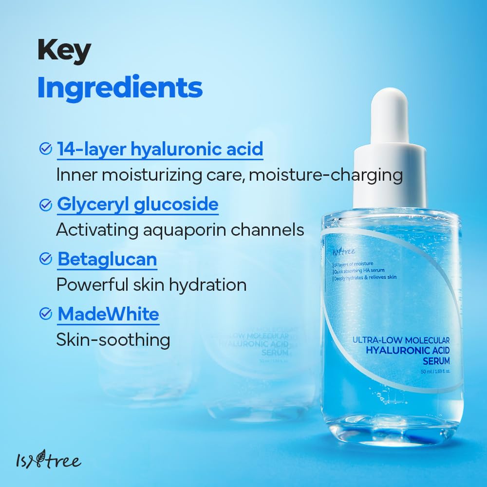 Isntree Ultra-Low Molecular Hyaluronic Acid Serum 50 Ml