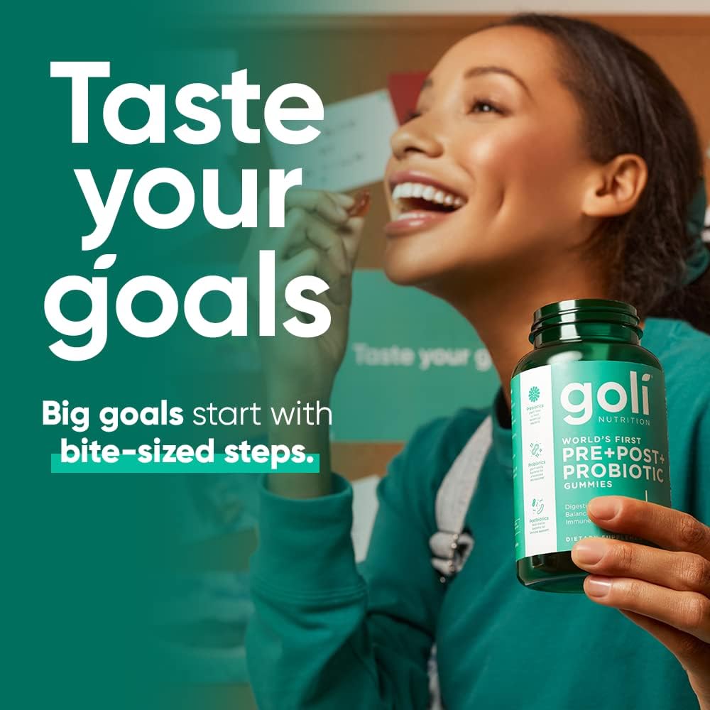 Goli Pre+Post+Probiotics Gummies 60 Gummies