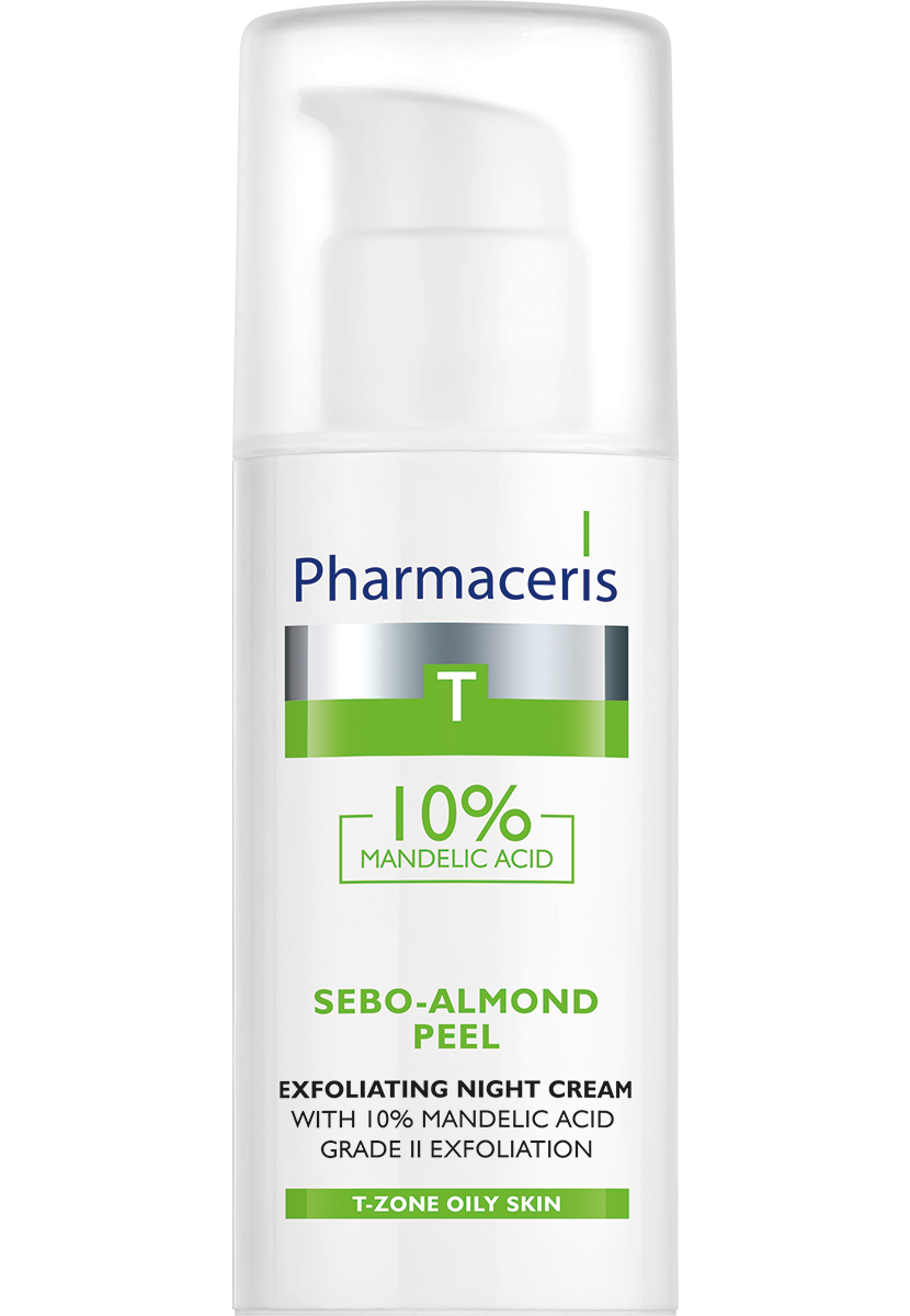 Pharmaceris T Sebo-Almond Peel 10% Mandelic Acid Exfoliating Night Cream 50Ml