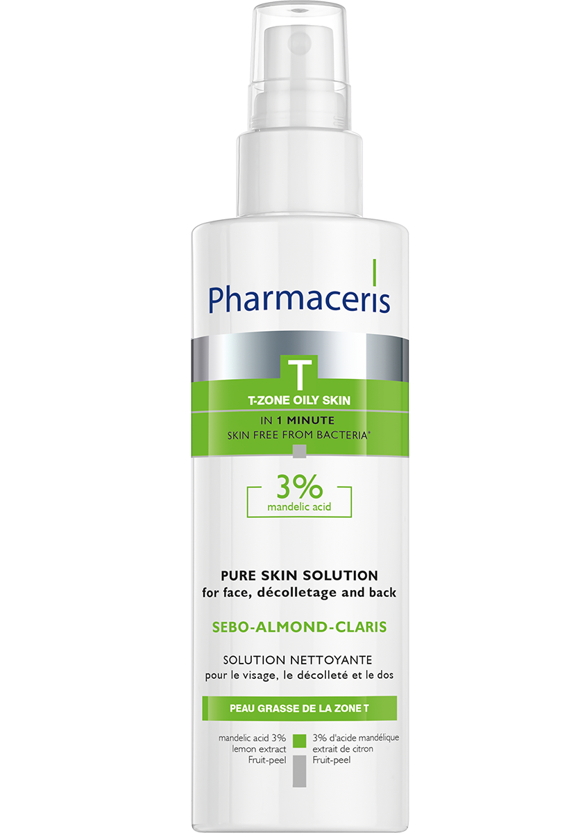 Pharmaceris T Sebo-Almond-Claris 3% Mandelic Acid Pure Skin Solution 190Ml