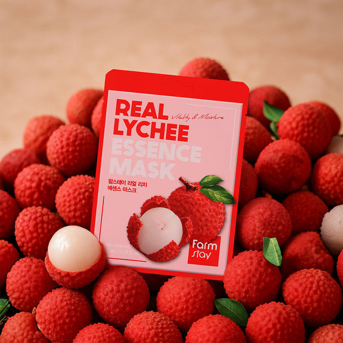 Farmstay Real Lychee Essence Mask 23Ml