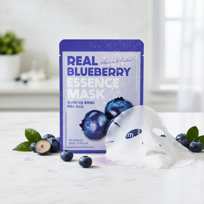 Farmstay Real Blueberry Essence Mask 23Ml