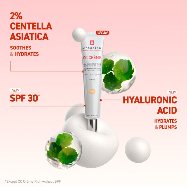 Erborian CC Crème Teinte Dore SPF30 15Ml