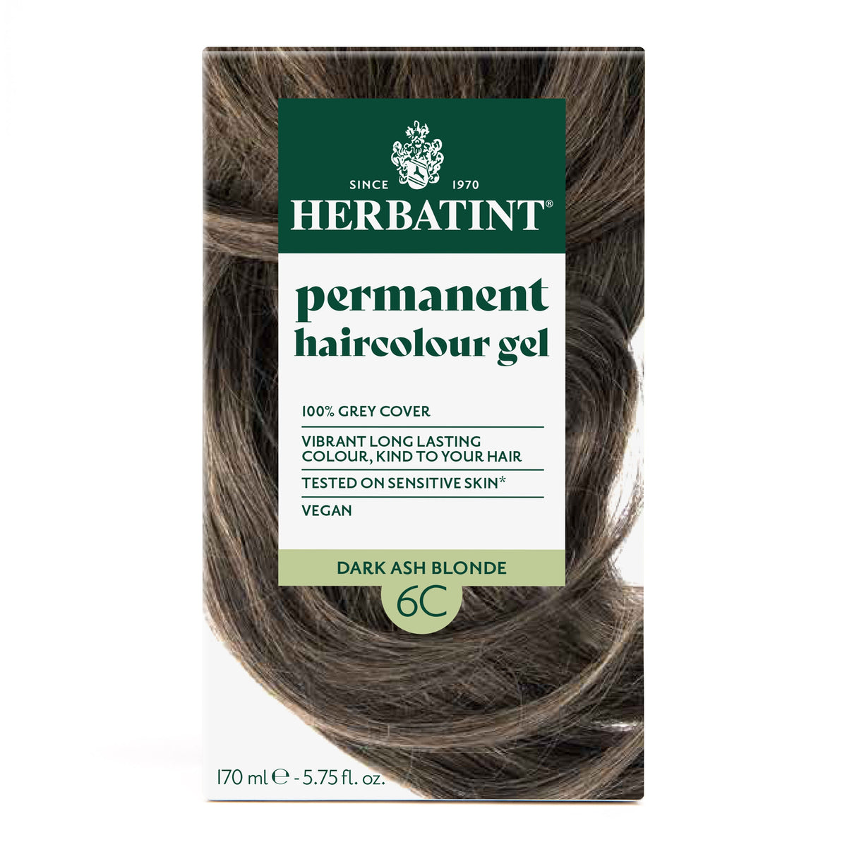 Herbatint Permanent Haircolour Gel 6C Dark Ash Blonde 170Ml