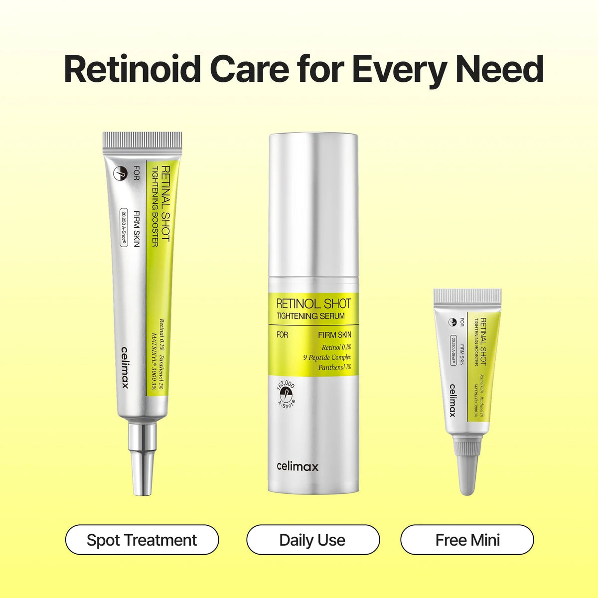 Celimax The Vita A Retinal Shot Tightening Booster + Retinol Serum Set