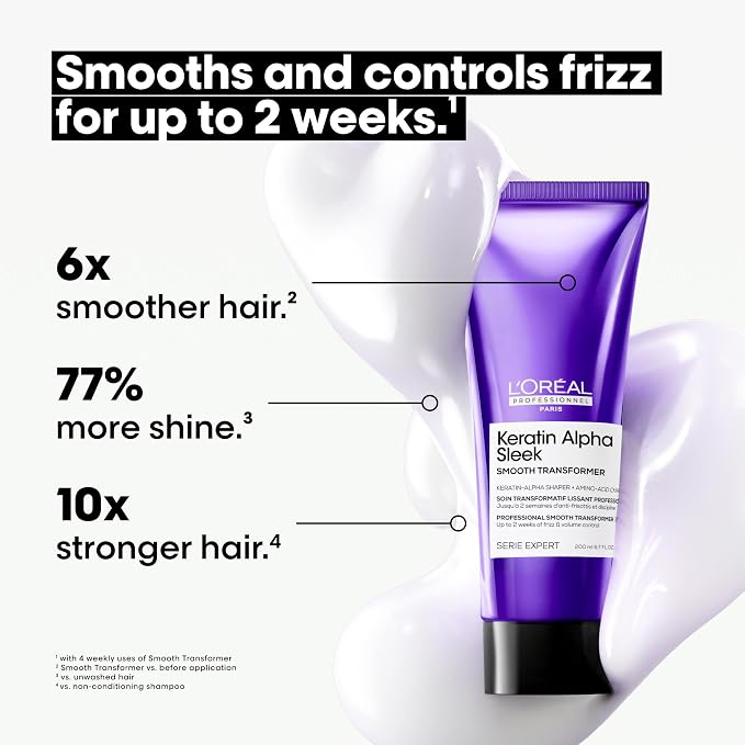 L'Oreal Professionnel Alpha Sleek Smooth Transformer Treatment 200Ml