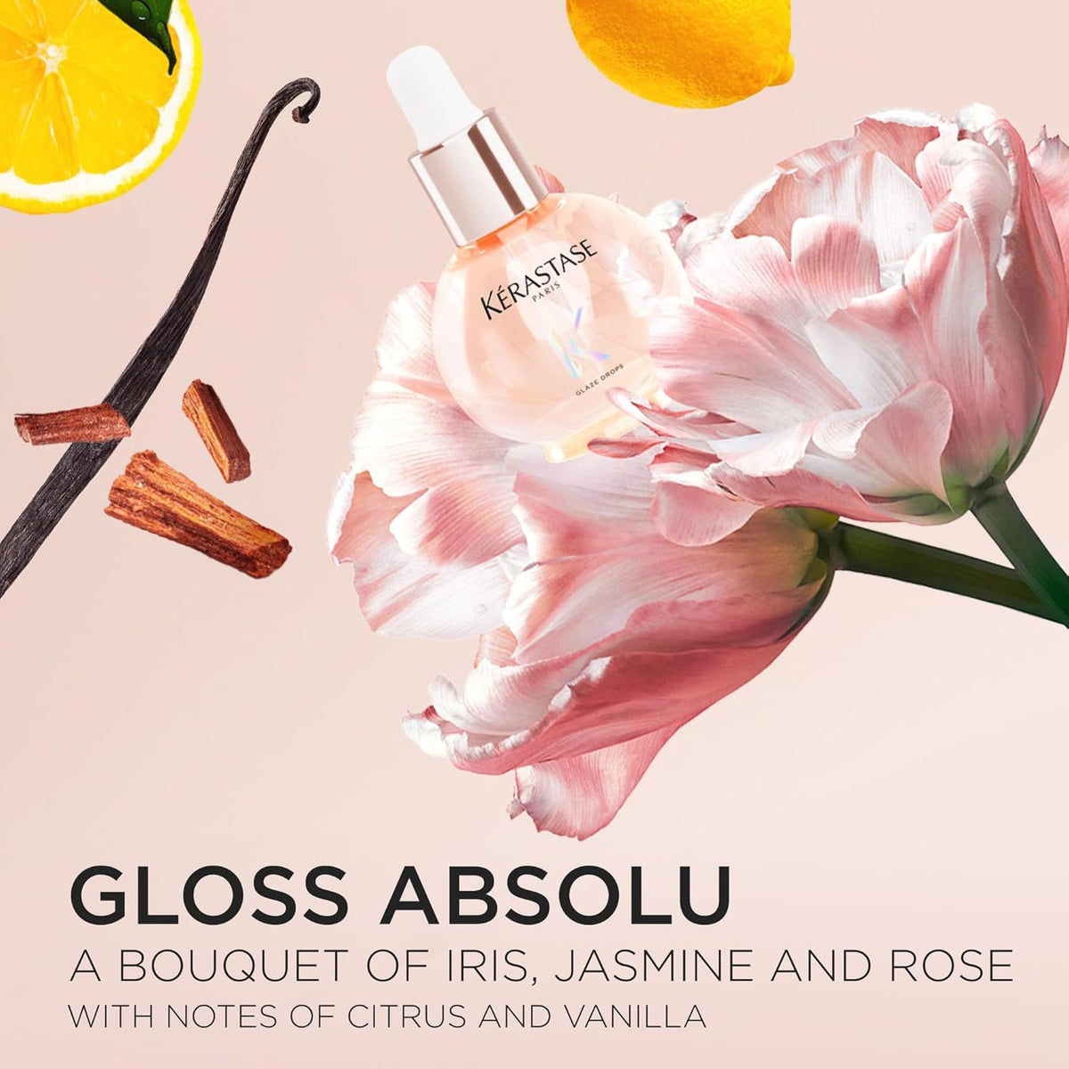 Kérastase Gloss Absolu Glaze Drops Wild Rose In Oil Serum 45 مل