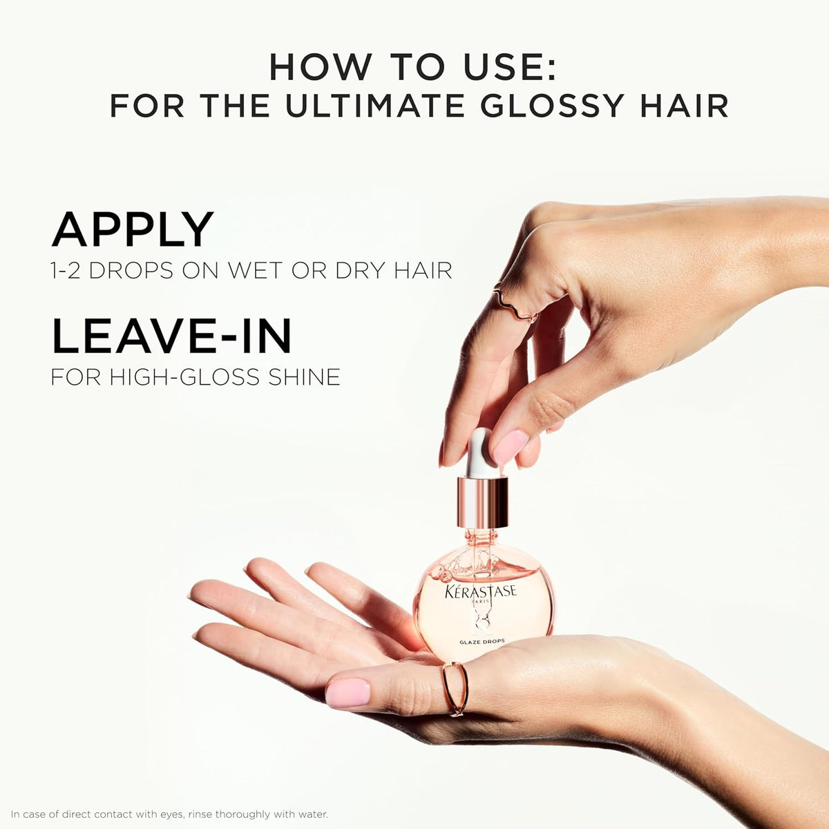 Kérastase Gloss Absolu Glaze Drops Wild Rose In Oil Serum 45 مل