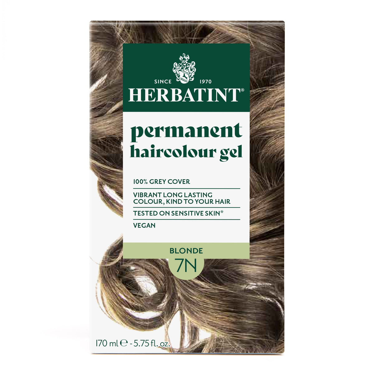 Herbatint Permanent Haircolour Gel 7N Blonde 170Ml