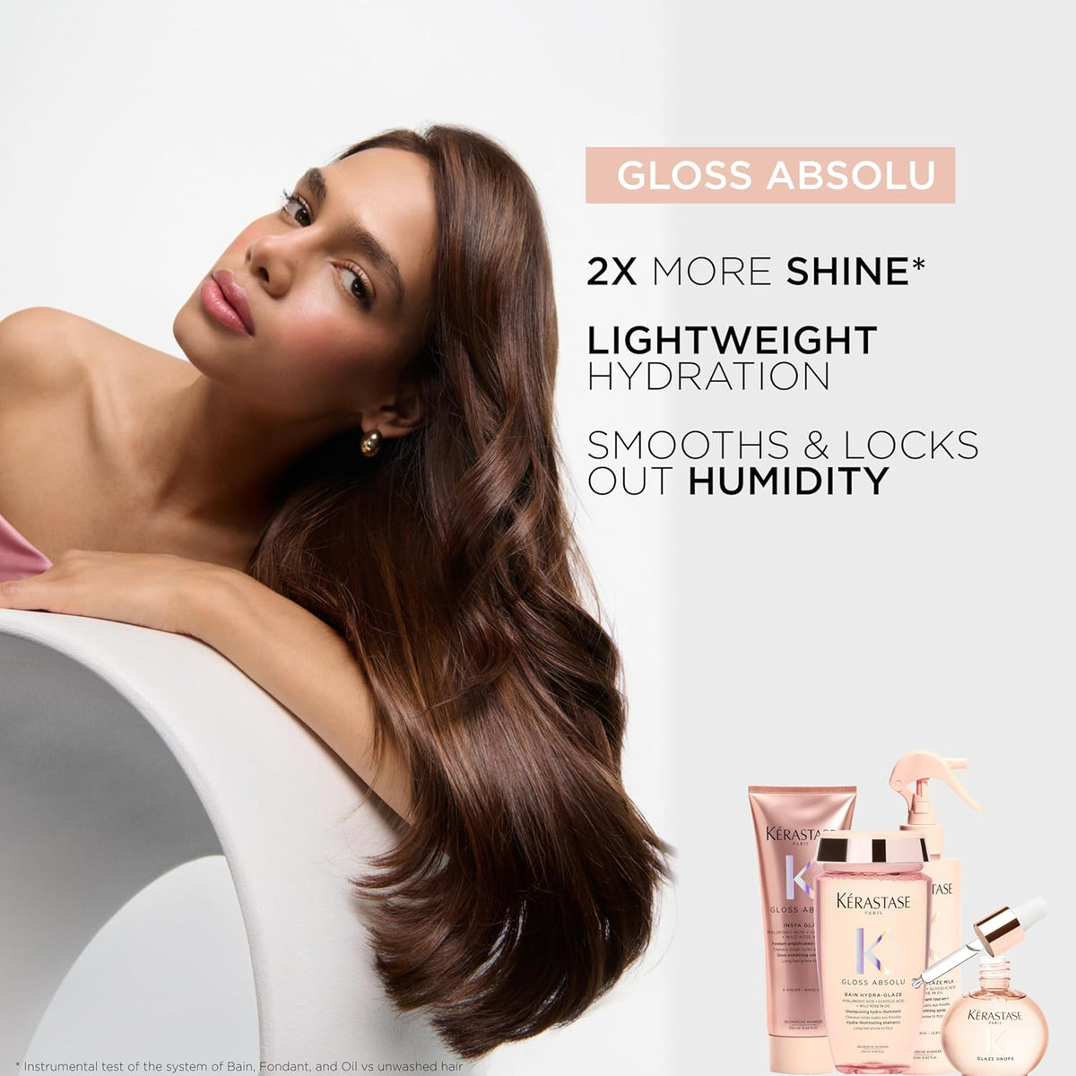Kérastase Gloss Absolu Glaze Drops Wild Rose In Oil Serum 45 مل