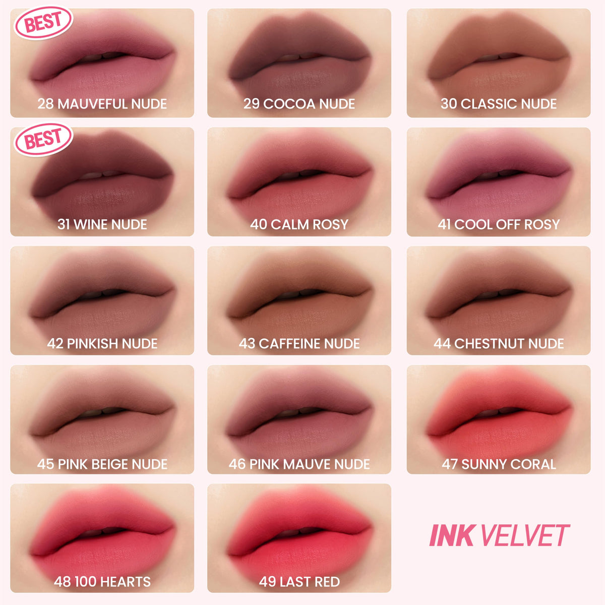 Peripera Ink Velvet No.28 - Mauveful Nude