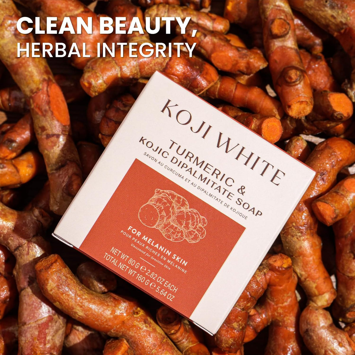Koji White Turmeric & Kojic Acid Dipalmitate Soap 2Pcs 100g