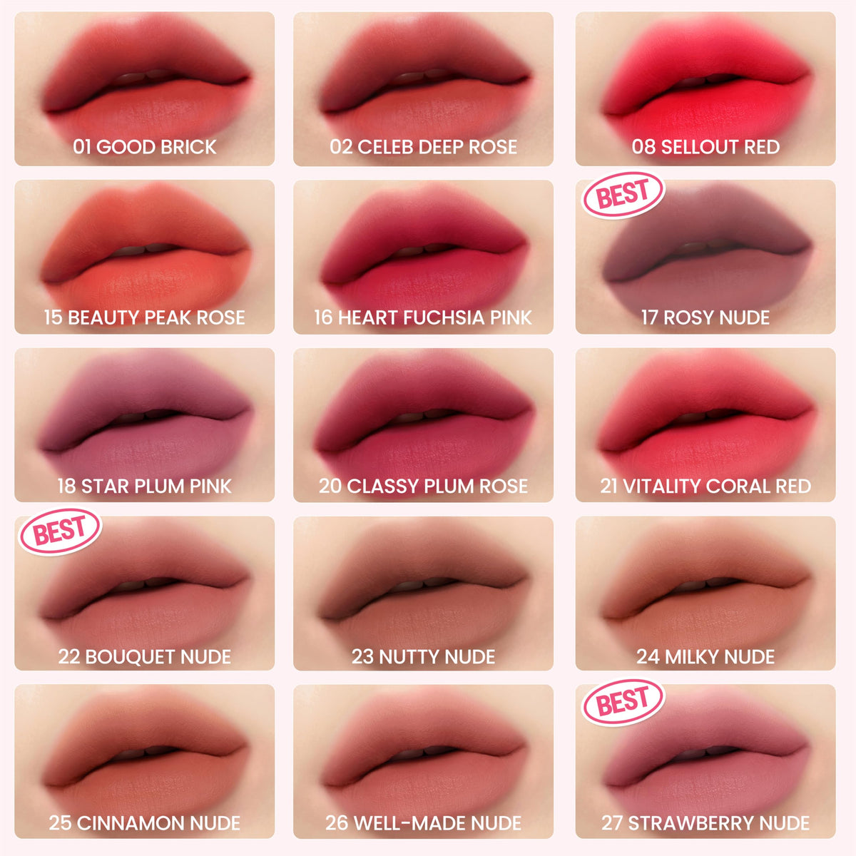 Peripera Ink Velvet No.24 - Milky Nude