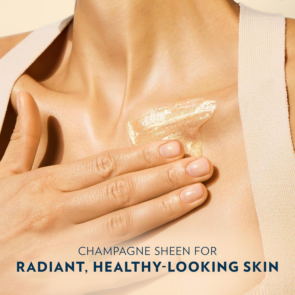 Vaseline Glazed and Glisten Sunlit Glow Vanilla Cocoa Shimmer Gel Oil 200Ml