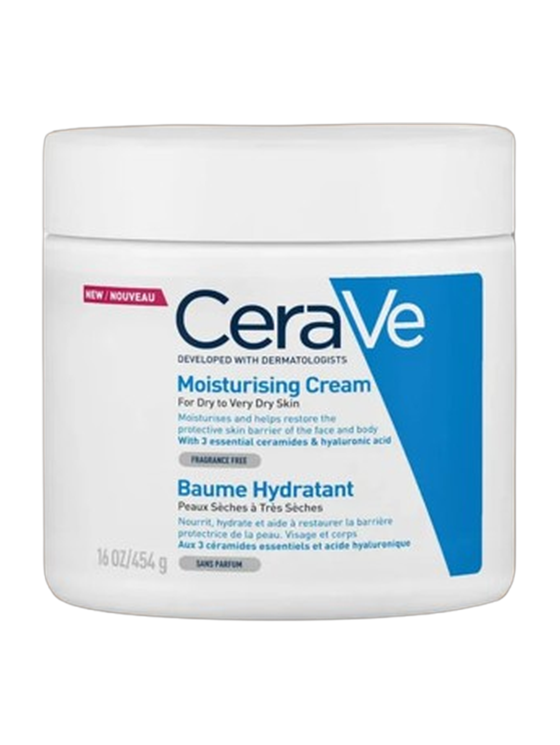 CeraVe Moisturizing Cream for Face & Body 454Gm