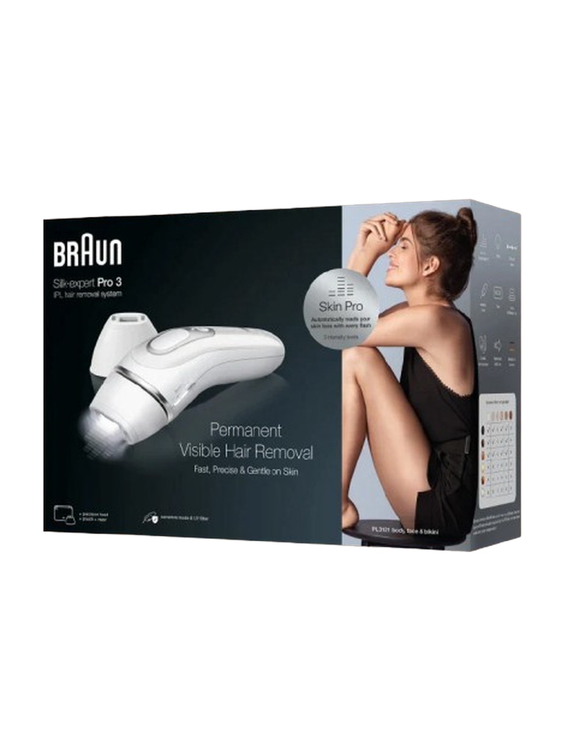 Braun Silk-expert (IPL) Pro 3 PL3121 Permanent Visible Hair Removal