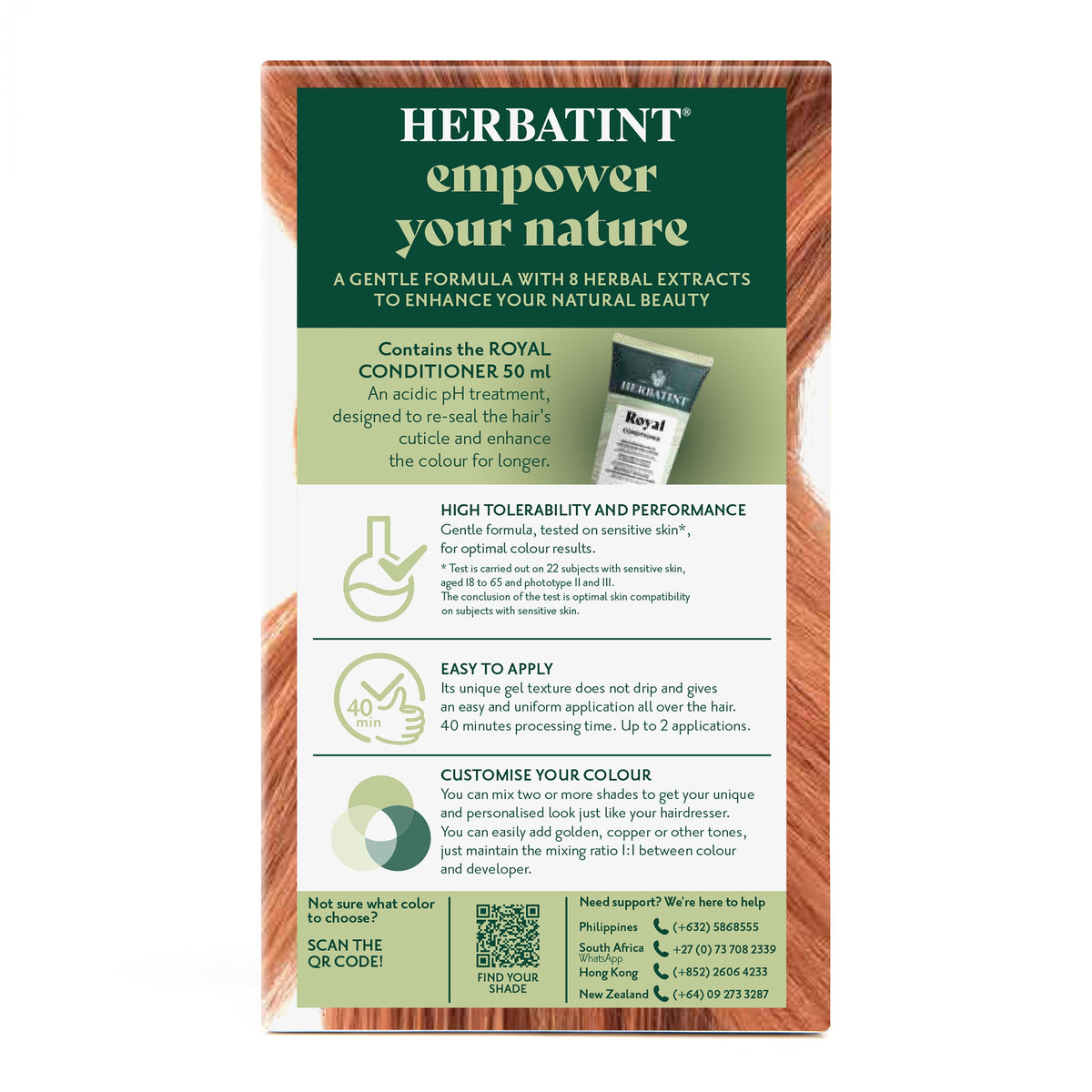 Herbatint Permanent Haircolour Gel 8R Light Copper Blonde 170Ml