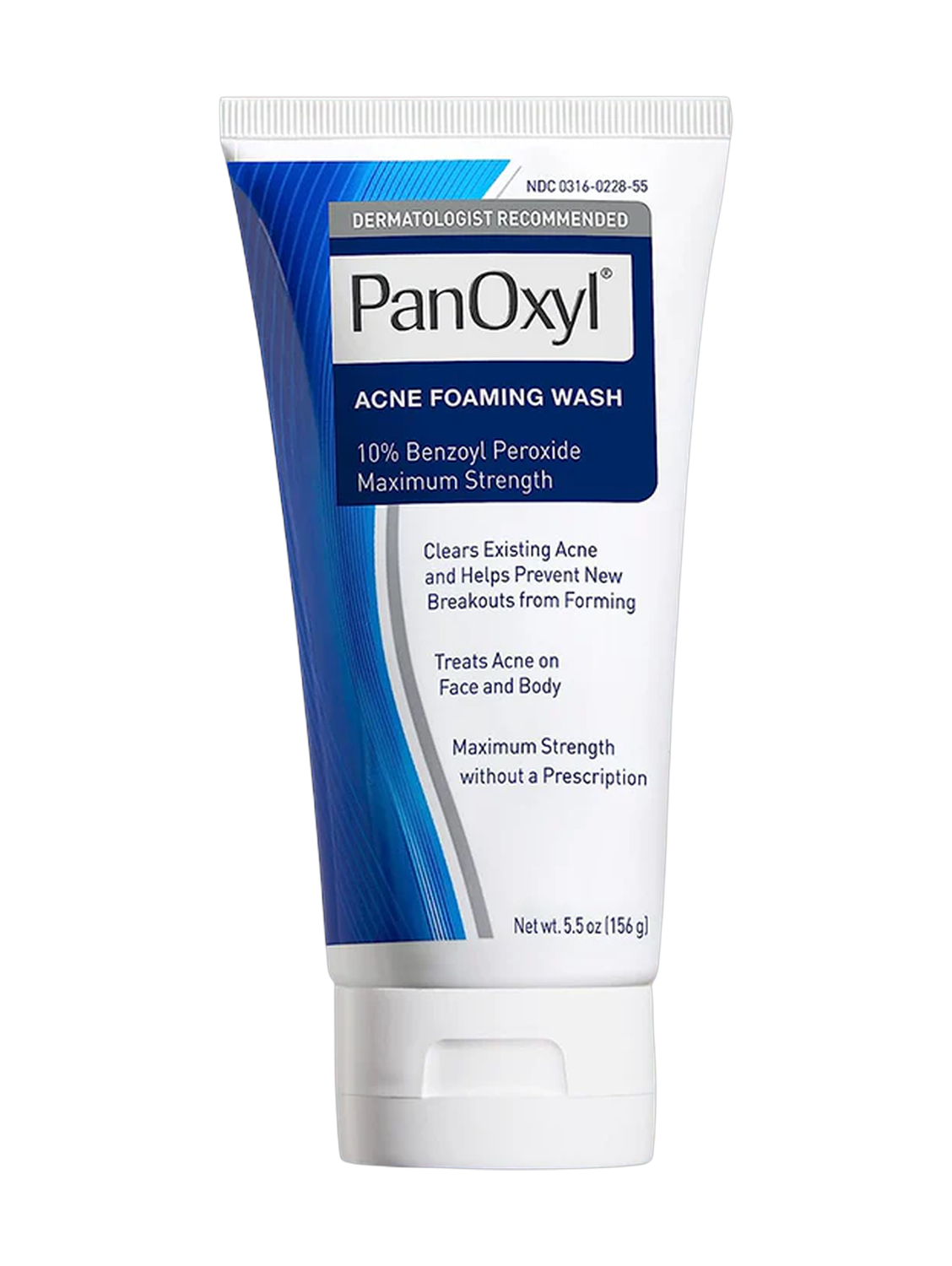 PanOxyl Acne Foaming Wash Benzoyl Peroxide 10% Maximum Strength 150g