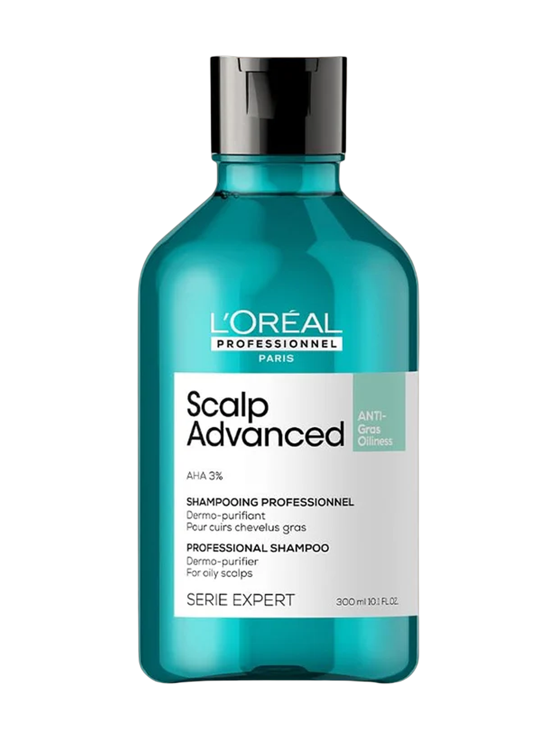 L'Oreal Professionnel Serie Expert Scalp Advanced Anti-Gross Oilness Shampoo AHA 3% For Oily Scalps 300Ml