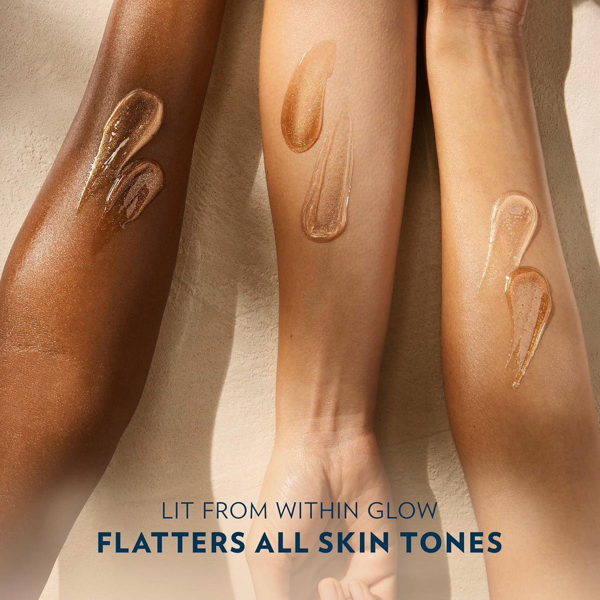 Vaseline Glazed and Glisten Sunlit Glow Vanilla Cocoa Shimmer Gel Oil 200Ml